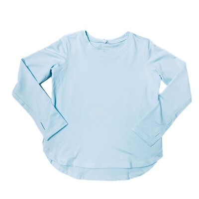 Honesty Clothing Company Light Blue LS Performance Tee