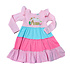 Squiggles Sugarplum House Tiered Dress