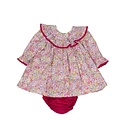 The Oaks Apparel Raspberry Floral Layla Bloomer Set