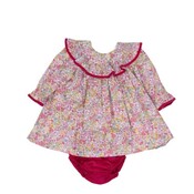 The Oaks Apparel Raspberry Floral Layla Bloomer Set
