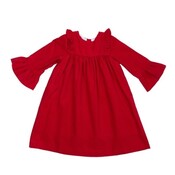 The Oaks Apparel Cardinal Red Cord Sydney Dress