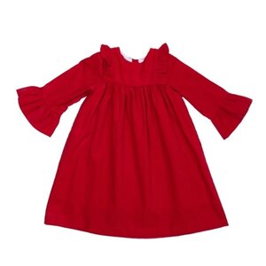 The Oaks Apparel Cardinal Red Cord Sydney Dress