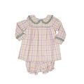 The Oaks Apparel Harvest Fields Plaid Taylor Bloomer Set