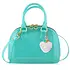 Carriage Boutiques Cate Aqua Sparkle Silver Heart