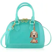 Carrying Kind Charity Charm Aqua Sparkle: Puppy Love