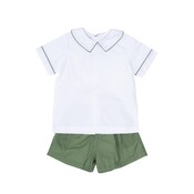 The Oaks Apparel Briarwood Green John Short Set