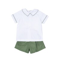 The Oaks Apparel Briarwood Green John Short Set