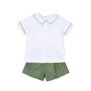 The Oaks Apparel Briarwood Green John Short Set