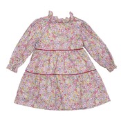 The Oaks Apparel Raspberry Floral Zoe Dress