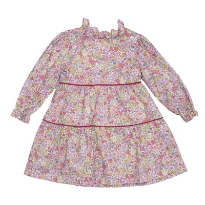 The Oaks Apparel Raspberry Floral Zoe Dress