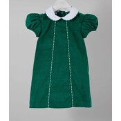 Charming Little One Green Corduroy Audrey Dress