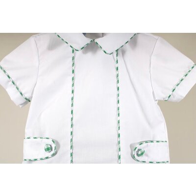 Charming Little One Green Corduroy Charles 2PC Set