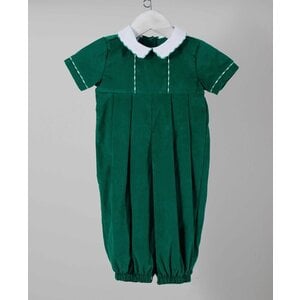 Green Corduroy Charles Romper