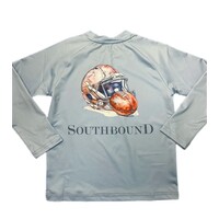 SouthBound Performance L/S Tee Football and Helmet