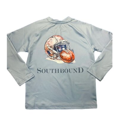 SouthBound Performance L/S Tee Football and Helmet
