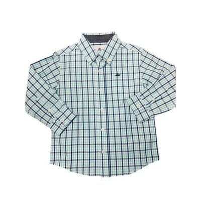 SouthBound Navy/Ocean Blue LS Dress Shirt