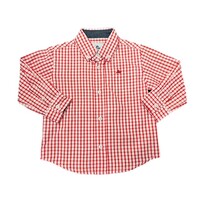 SouthBound Red/White LS Dress Shirt