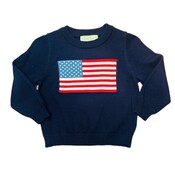 Sage & Lilly Navy Sweater - USA Flag
