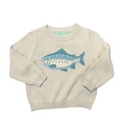 Sage & Lilly Blue Sweater - Fish