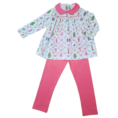 Little Threads Nutcracker Legging Set