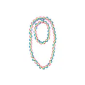 Great Pretenders Heart of Many Colours Necklace & Bracelet 2Pc Set