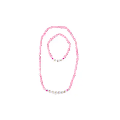 Great Pretenders Bestie Necklace & Bracelet 2Pc Set