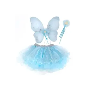Great Pretenders Iridescent Celestial Fairy Wings, Tutu & Wand Set
