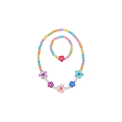 Great Pretenders Blooming Beads Necklace & Bracelet 2Pc Set