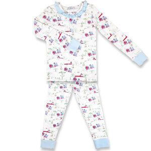 Ishtex Textile Products, Inc Christmas Time Girl's PJ Set