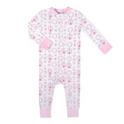 Ishtex Textile Products, Inc Gingerbread Playsuit Pink