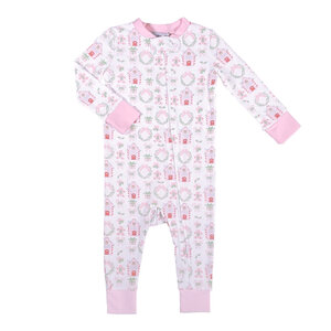 Ishtex Textile Products, Inc Gingerbread Playsuit Pink