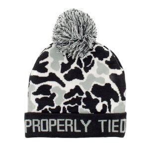 Properly Tied Polar Camo Boys Breck Beanie