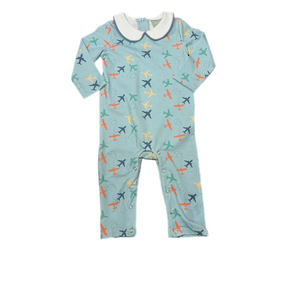 Sage & Lilly Airplane Boys Long Bubble