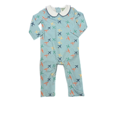 Sage & Lilly Airplane Boys Long Bubble