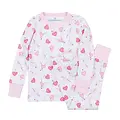 Magnolia Baby Dancing Hearts Long Pajamas Pink