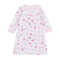 Magnolia Baby Dancing Hearts L/S Night Dress Pink