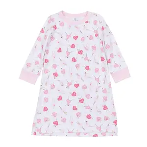 Magnolia Baby Dancing Hearts L/S Night Dress Pink