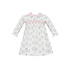 Petit Bebe Holiday Pink Wreath Print Knit Dress