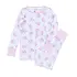 Magnolia Baby Santa Baby Pink Long Pajamas