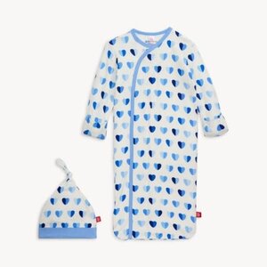 Magnetic  Me Blue XOXO Modal Gown with Hat