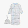 Magnetic  Me Airplanes Gown & Hat NB-3M