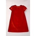 Maggie Breen Red Velvet A-line Dress
