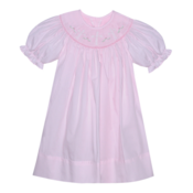 Remember Nguyen Pink Savannah Cross Bishop Dress