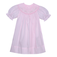 Remember Nguyen Pink Savannah Cross Bishop Dress