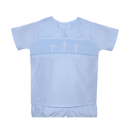 Remember Nguyen Blue Madison Short Set