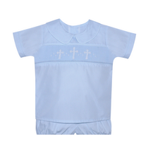 Remember Nguyen Blue Madison Short Set