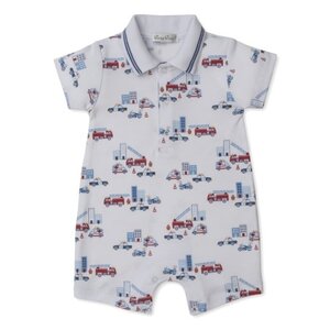 Kissy Kissy Rescue Raid Print Short Playsuit