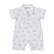 Kissy Kissy Springtime Bunny Fun Printed Short Playsuit