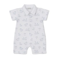 Kissy Kissy Springtime Bunny Fun Printed Short Playsuit