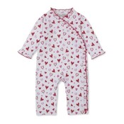 Kissy Kissy Hearts Galore Printed Playsuit